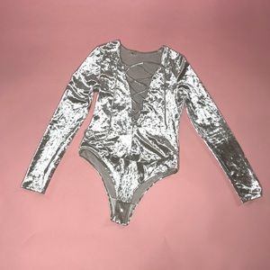 Velvet bodysuit